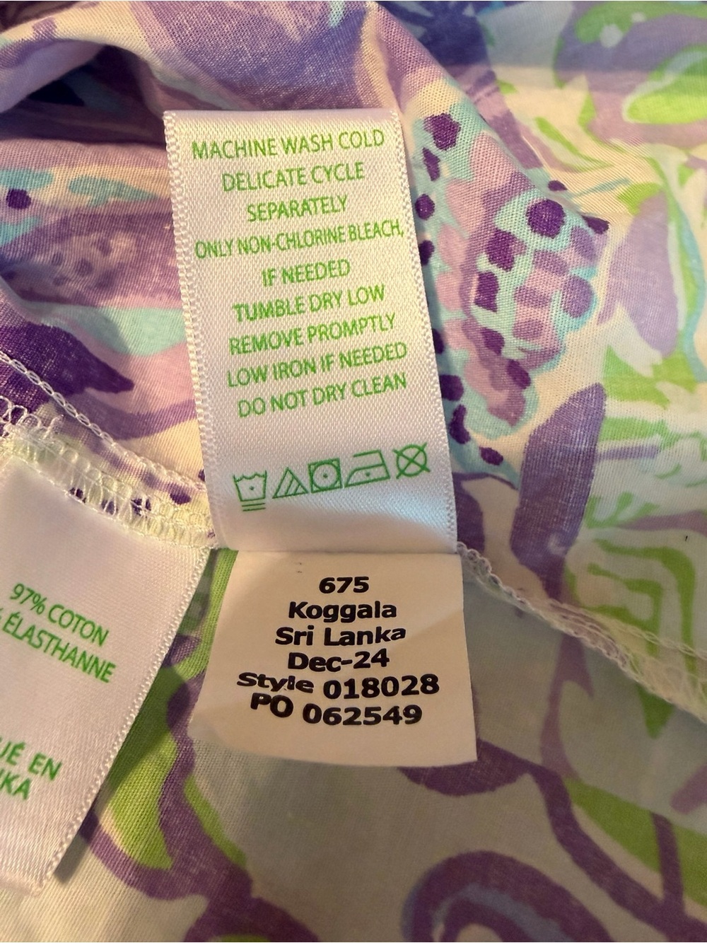 Lilly Pulitzer Biscayne Pajama Shirt and Short Set Women’s Size L Cotton Cozy - Picture 5 of 16